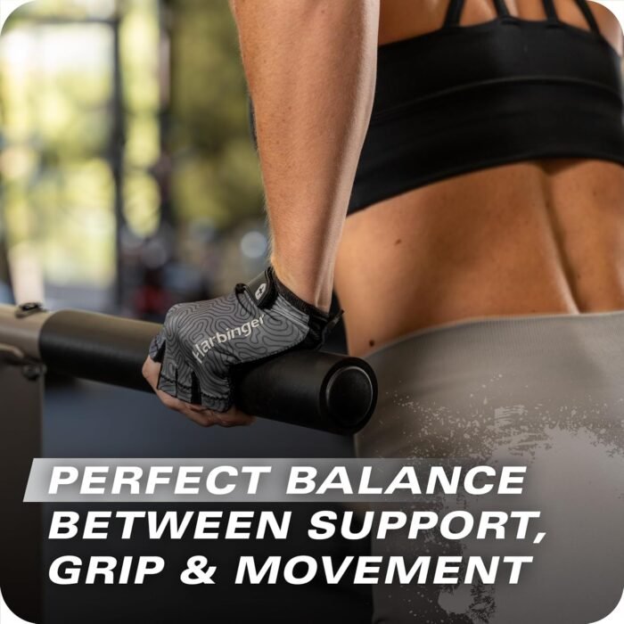 Harbinger Pro Gloves 3.0 - High Performance Training Gloves, Enhanced Grip, Breathable 4-Way Stretch, Adjustable Wrist Closure, Large, Women's - Image 5