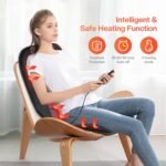 CILI Massage Chair Pad,Back Massager with Heat,Massage Seat Cushion with 10 Vibration Motors,30-60-90 Minutes Heating Options,Chair Massager for Office Chair, Home Office Use - Image 4