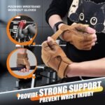 Weight Lifting Gloves, Gym Gloves for Men and Women, Full Palm Protection for Sports, Weightlifting, Training, Cycling, Pull-Ups, Rowing, and Mountaineering - Image 5