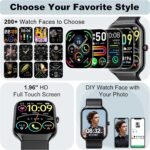 Smart Watch for Men Women, 1.96" Smartwatch (Answer/Make Call), IP68 Waterproof Fitness Tracker, 100+ Sport Modes, Heart Rate and Sleep Monitor, Pedometer, Smartwatches for Android iOS - Image 6