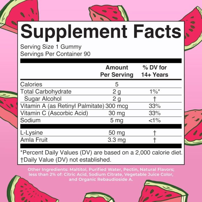 MaryRuth Organics Vegan Collagen for Women & Men, Collagen Boosting Gummies, Skin Care, Lysine, Vitamin C, Vitamin A, Amla, Supplement for Hair & Skin, Vegan, Non-GMO, Gluten Free, 90 Servings - Image 3