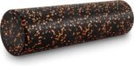 ProsourceFit High Density Foam Rollers 24 - inches long, Firm Full Body Athletic Massager for Back Stretching, Yoga, Pilates, Post Workout Trigger Point Release, Black & Orange - Image 2