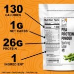It's Just! - 100% Pea Protein, Vegan Plant Based, Grown in Canada, Premium Quality, Smooth Texture, Gluten Free, Keto Friendly (5 Pound, Unflavored) - Image 6