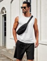 COOFANDY Men's Workout Tank Tops 1/2 Pack Dry Fit Sleeveless Muscle Gym Shirts Stretch Bodybuilding Tee - Image 3