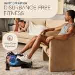 Lifepro Under Desk Elliptical Exercise Machine – Mini Bike Elliptical for Low Impact Leg & Arm Movement – Quiet Magnetic Resistance, LCD Display – Compact Seated Workout for Seniors - Image 7