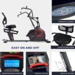 Sunny Health & Fitness Elite Recumbent Cross Trainer & Elliptical Machine with Arm Exercisers for Home Arm/Leg Training, Easy Adjust Seat & Mesh Backrest, Free SunnyFit App Bluetooth Connectivity - Image 6