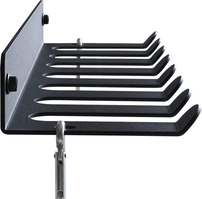 Gym Storage Rack Resistance Band Rack Wall Mount Barbell Rack Heavy Duty Home Gym Storage Rack for Gym Equipment, Exercise Bands, Lifting Belts and Jump Ropes, Gym Accessories - Image 6
