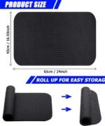 Double-Sided Non-Slip Elliptical Mat,Fitness Equipment mat Upgraded Workout Mat for Under Desk Elliptical - Image 4