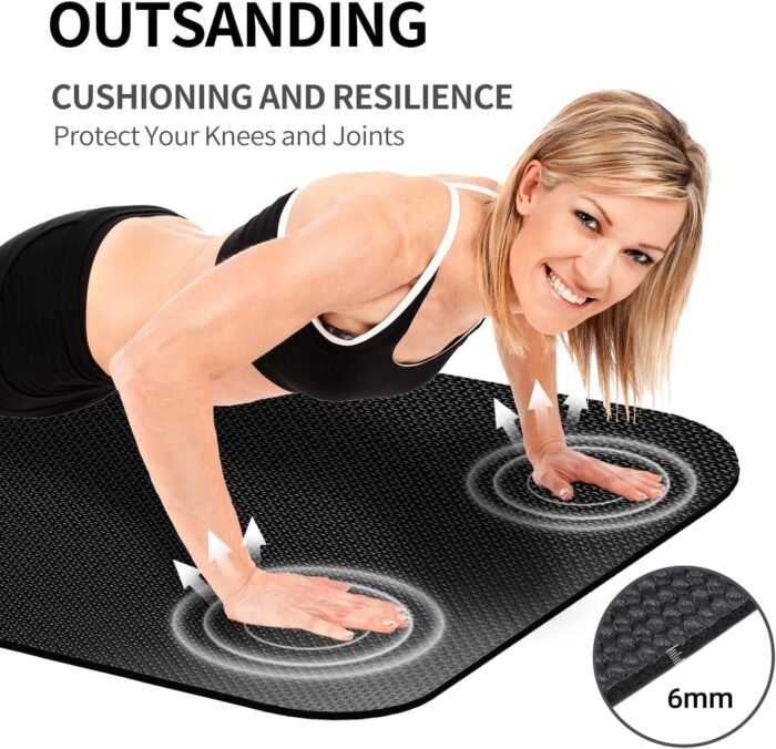 Exercise Equipment Mat,Treadmill Mat,Bike Mat Compatible with Peloton Bike Elliptical Treadmill Mat,Under Exercise Bike Trainer Mat Pad for Stationary Indoor Spin Bike (60"x23.6") - Image 6