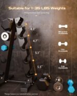 Dumbbell Rack Stand Only, Weight Rack for Dumbbells Compact A-Frame Home Gym Space Saver (480/800 LBS Weight Capacity, 2025 New Version) - Image 5