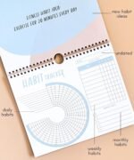 Lamare Habit Tracker Calendar – Premium Daily Habit Tracker Journal and Goal Board, Workout Motivation & Productivity Tool - Image 4