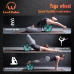 Back Roller, Back Wheel Targeted Back Pain Relief, Yoga Wheel Muscle Massage, Foam Roller for Trigger Point Therapy Physical, Stretching & Exercise, 880lbs Capacity, 10 Inch - Image 8