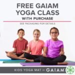 Gaiam Kids Yoga Mat Exercise Mat, Yoga for Kids with Fun Prints - Playtime for Babies, Active & Calm Toddlers and Young Children (60" L x 24" W x 3mm Thick) - Image 5