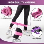 Exercise Bands, Fabric Resistance Bands for Working Out Women and Men, 3 Levels Workout Bands, Non-Slip Booty Bands Set for Legs Butt Glute Squat - Image 4
