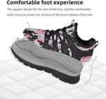 AOE Womens Fashion Walking Running Shoes Ultra Lightweight Breathable Mesh Tennis Shoes Non Slip Athletic Workout Gym Sneakers - Image 4