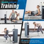 Home Gym Toning Gym Total Body Workout,White,Grey (GWY009) - Image 3