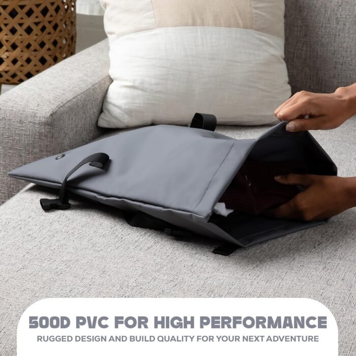 Versatile Water-resistant Shoe & Gym Bag – Travel-Ready, Washable TPU Storage with Vent, Fits up to Men’s 13 - Image 8