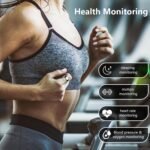 Smart Ring, Health and Fitness Tracker Smart Ring with Calories/Heart Rate/Blood Oxygen/Blood Pressure/Sleep Monitoring, IP68 Waterproof Ring for Pedometer Exercise (Silver, #9) - Image 3