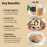 KOS Vegan Protein Powder Erythritol Free, Vanilla - USDA Organic Pea Protein Blend, Plant Based Superfood Rich in Vitamins & Minerals - Keto, Dairy Free - Meal Replacement for Women & Men, 15 Servings - Image 4