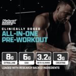 Nutrex Research Outlift Clinical | Clinically Dosed Pre Workout Powder with Creatine, 8G Citrulline, EAA | Energy, Performance, Pump Preworkout | Pineapple and Coconut | (22 Servings, Miami Vice) - Image 3