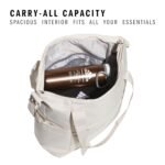 adidas All Me Tote for Women, Large Crossbody Bag with Shoulder Strap, Alumina Beige/Grey Four/2.0 - Image 3