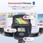 Sunny Health & Fitness Smart Upright Elliptical w/Pulse Sensor Built-in, Indoor Full-Body Cross-Training & Cardio Exercise Machine for Home, Free SunnyFit App Connection, Optional Long Stride Length - Image 4
