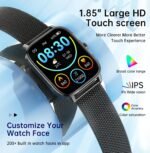 Smart Watch for Men Women Fitness: Make Answer Call Digital Mens watches Waterproof Running Pedometer Smartwatch for Android Phone iPhone Samsung Compatible Sleep SpO2 Heart Rate Monitor Step Tracker - Image 7