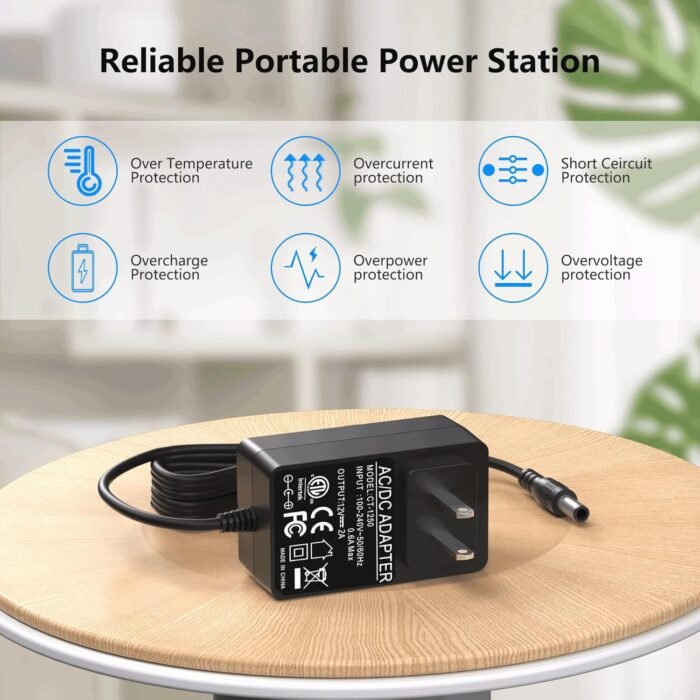 Replacement for Horizon Elliptical Power Cord for Horizon EX-59 Elliptical EX59 EX 59 EX-69 Fitness 12V AC Adapter - Image 5