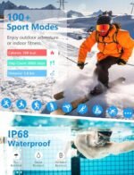 Smart Watch, 44mm Smartwatch Answer Make Calls, Alexa 1.83'' Fitness Watch, IP68 Waterproof Fitness Tracker Women Men, Heart Rate/Sleep Monitor, 100+ Sports Pedometer Watch for Android & iOS Phone - Image 6