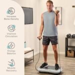 Lifepro Waver Vibration Plate Exercise Machine – High-Intensity Vibration for Muscle Activation, Full-Body Workout Vibrating Platform with Loop Bands, Fitness Equipment for Strength Toning & Fat Loss - Image 4