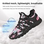 AOE Womens Fashion Walking Running Shoes Ultra Lightweight Breathable Mesh Tennis Shoes Non Slip Athletic Workout Gym Sneakers - Image 3