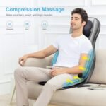 COMFIER Shiatsu Neck Back Massager with Heat, 2D ro 3D Kneading Massage Chair Pad, Adjustable Neck Massage,Seat Massager for Full Body Relaxation, Christmas Gifts for Dad Mom Women Men,Dark Gray - Image 6