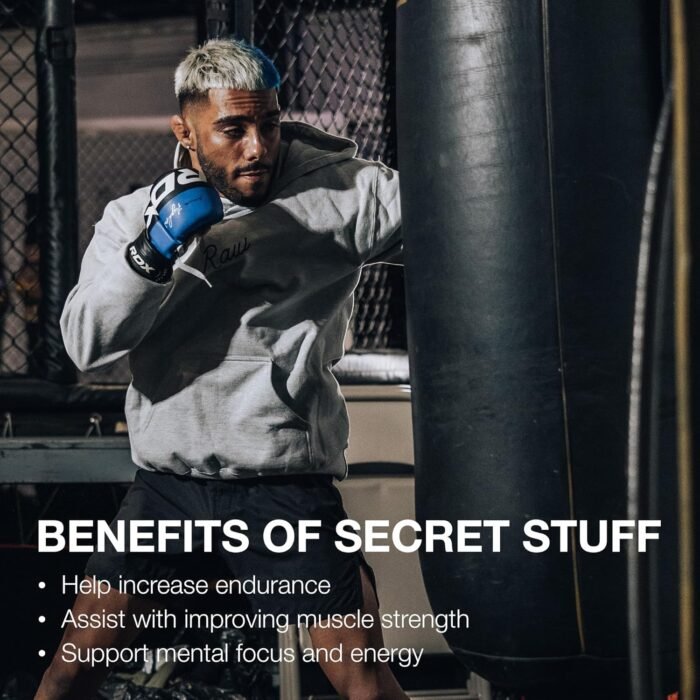 RAW Christopher's Secret Stuff Pre Workout Powder, Thavage (Tastes Like Winning) - Chris Bumstead CBUM Preworkout Supplement for Men & Women - Working Out, Hydration & Energy - 40 Servings - Image 5