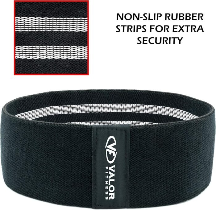 Valor Fitness Hip Bands - Fabric Resistance Glute Training Set, 3- Tension Level for Leg and Hip Mobility -Travel Bag Included - Image 5