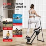 Stair Stepper Machine for Home with Device Holder & Silicone Floor Mat, Extra-Long Non-Slip Pedals Vertical Climber Exercise Machine - Image 7