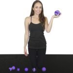 Posture Magic Massage Ball Kit for Myofascial Trigger Point Release & Deep Tissue Massage - Set of 6 - Large Foam/Small Foam/Lacrosse/Peanut/Spiky/Hand Exercise Ball (Purple) - Image 5