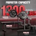 Chest Press Machine, Weight Bench Press Machine with Independent Converging Arms, Adjustable Flat Incline Bench Press for Chest, AB Workout Home Gym Equipment - Image 4
