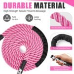 Jump Rope, Weighted Jump Rope for Women, Adult Skipping Rope for Fitness, Home Gym Workout Equipment, Heavy jumprope for Improve Strength, Weight Loss, Shaping Body, Boxing Training - Image 7