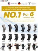 NEENCA Professional Knee Brace for Pain Relief, Medical Knee Compression Sleeve, Knee Support with Horizontal Knit Tech for Meniscus Tear, ACL, Arthritis, Joint Pain, Runner, Workout- FSA/HSA APPROVED - Image 7