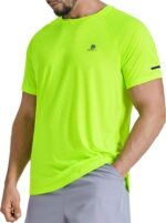 Men's Short Sleeve Workout Shirts Quick Dry Lightweight T-Shirts Gym Running Athletic Tshirt for Summer - Image 2