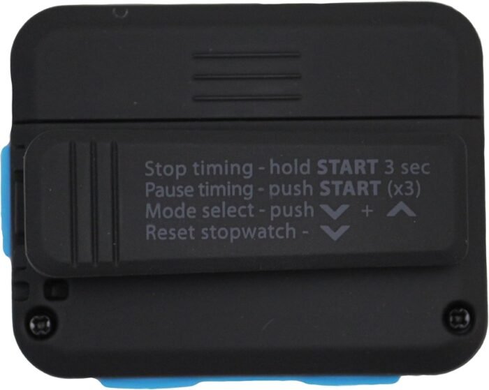 Gymboss Interval Timer and Stopwatch - Black/Blue SOFTCOAT - Image 4
