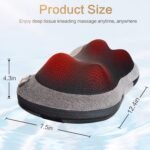 Papillon Shiatsu Back and Neck Massager with Heat, Deep Tissue Kneading,Electric Massage Pillow for Back,Shoulders,Legs,Foot,Body Muscle Pain Relief,Use at Home,Car,Office - Image 9