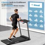 Treadmill with Handles, 2025 Upgraded Small Treadmills Home, Portable Electric Treadmills for Home 300 lbs Capacity,Walking Pad Treadmill,Lightweight Folding Foldable Walking Pad with LED Display - Image 6