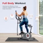 Sunny Health & Fitness Essential Smart 2-in-1 Cross Trainer Elliptical Bike, Magnetic Training Machine for Adult/Seniors Home Gym Cardio Exercises, Free SunnyFit App Bluetooth Connection - SF-E322004 - Image 4