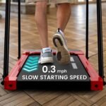 Senior Fitness Treadmill, 400 lb Capacity, Safe Design with Full-Length Rails, Low Step-Up Height, 0.2–4 MPH Motorized Walking Treadmill for Elderly, Recovery & Home Exercise - Image 4