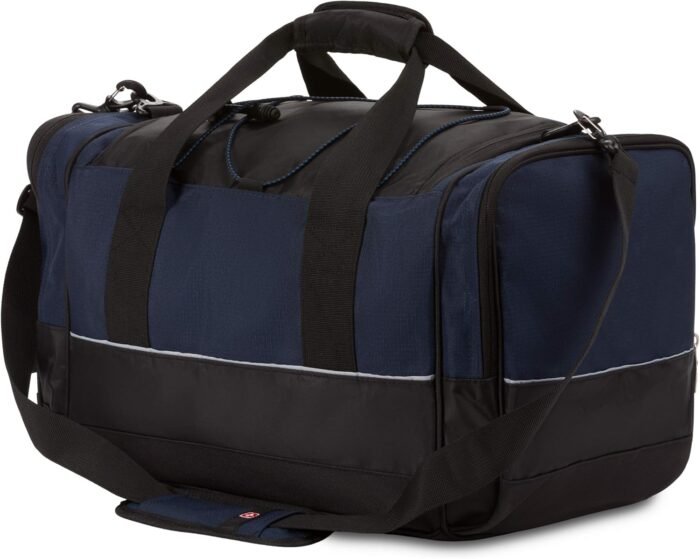 SwissGear Apex Duffle Bag for Travel and Gym with Bungee-Cord System - Image 8
