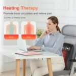 COMFIER Back Massager with Heat, Deep Tissue Shiatsu Neck and Back Massager for Pain Relief, Chair Use Massager Pillow with Adjustable Flap, Ideal Gift for Women Men - Image 6