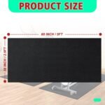 Peloton Bike Mat | 6mm Thickness, Exercise Bike Mat/Treadmill Mat for Hardwood Floors or Carpet, Non-Slip Sweat-Proof Exercise Equipment Mat for Bike Trainer/Stationary Spin Bike/Indoor Cycling - Image 7