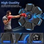 2025 Music Boxing Machine Smart Interactive Wall-Mounted Trainer with 9 Modes & 9 Speeds, LED Display, Bluetooth, for Adults & Kids - Home, Office, Gym Workout Equipment with Boxing Gloves - Image 6
