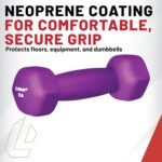 Lifeline Fitness Neoprene Dumbbell Weights - Premium Quality Equipment for Home Gym - Multiple Weight Options - Image 7
